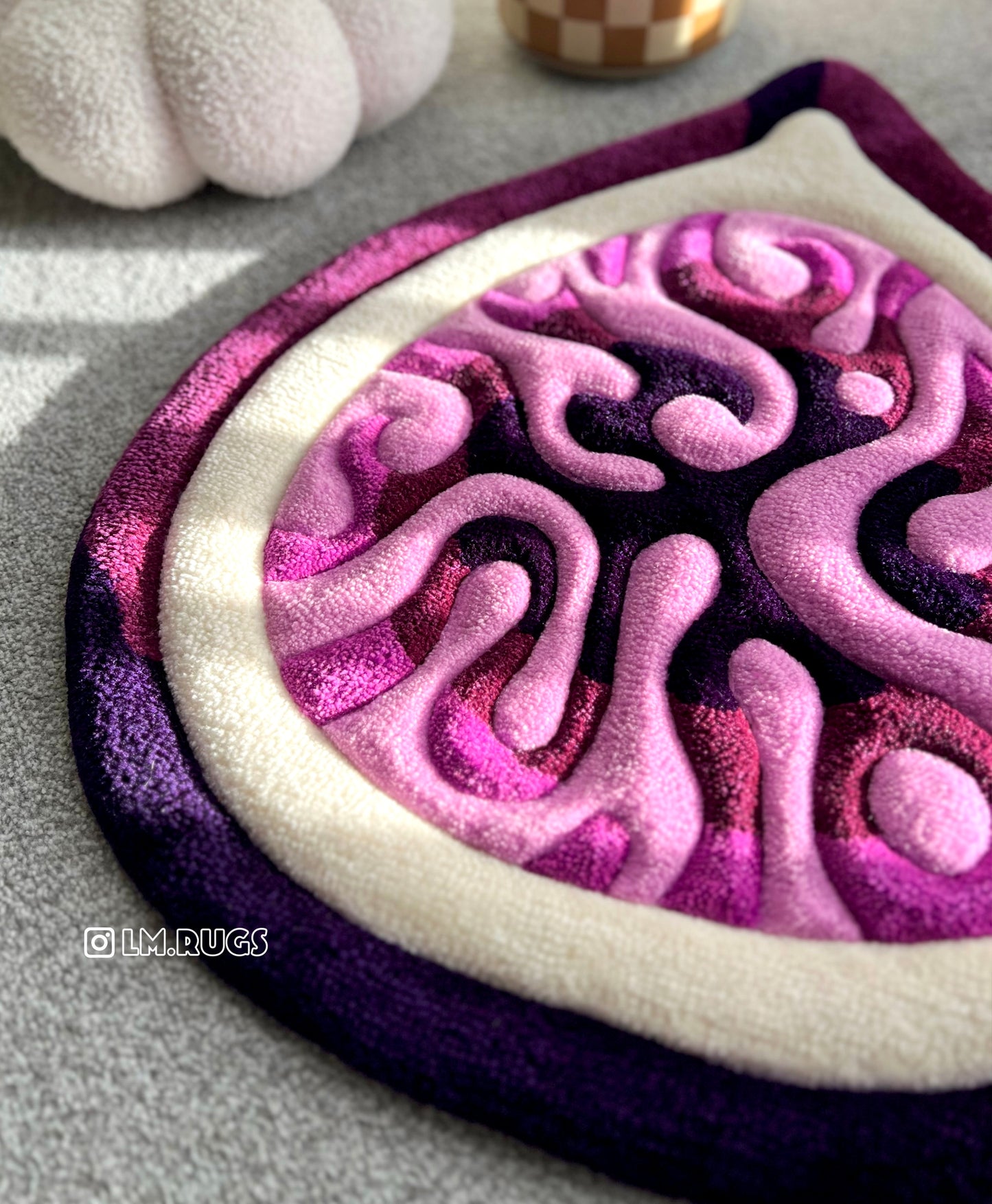 Fig Rug in Purple & Pink