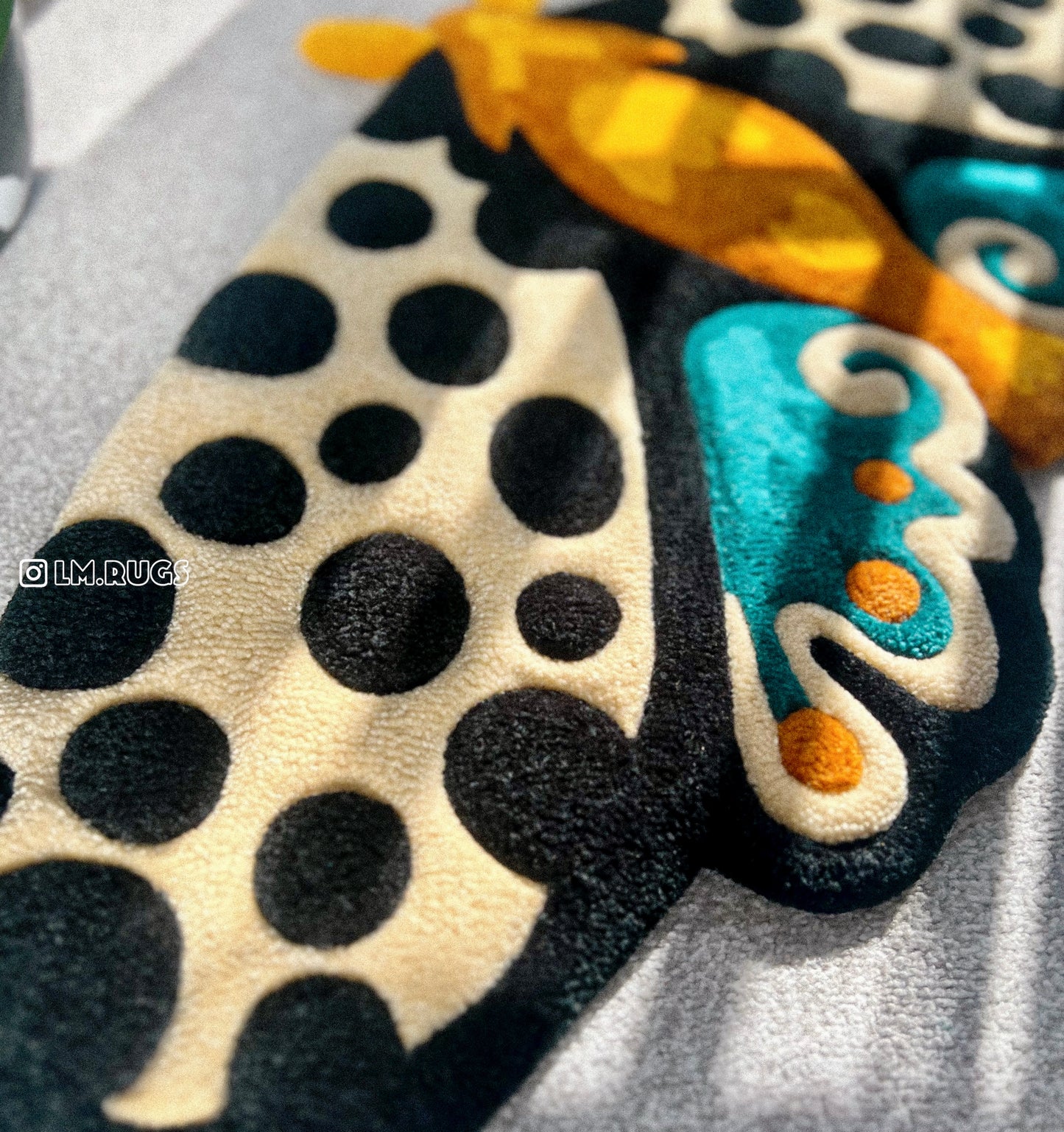 Spotted Moth Hangable Rug