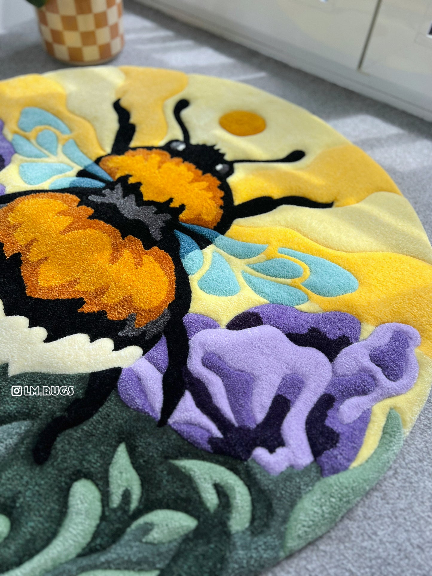 BUMBLEBEAM 🐝 Original Rug Piece