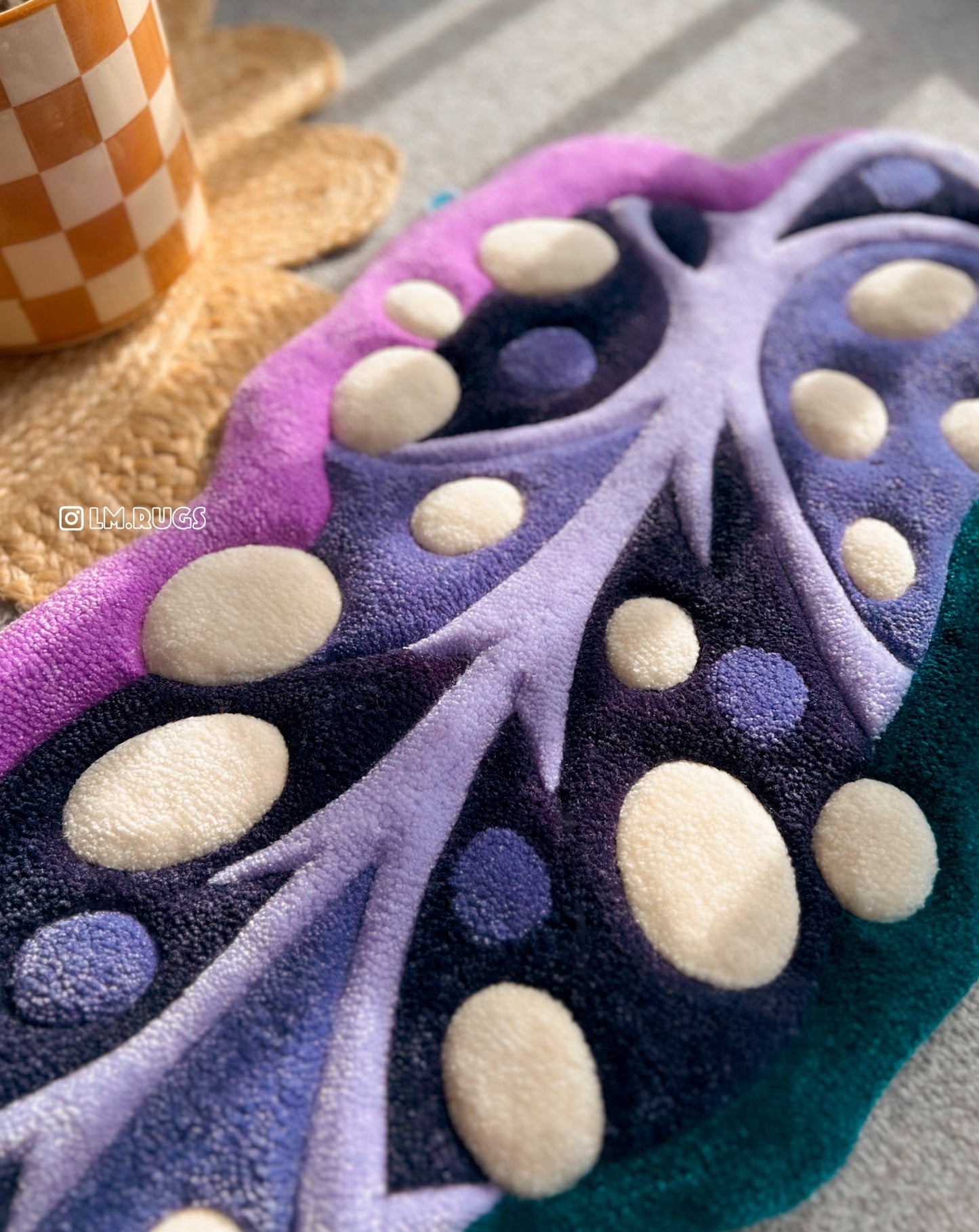 Begonia Rug in Purple