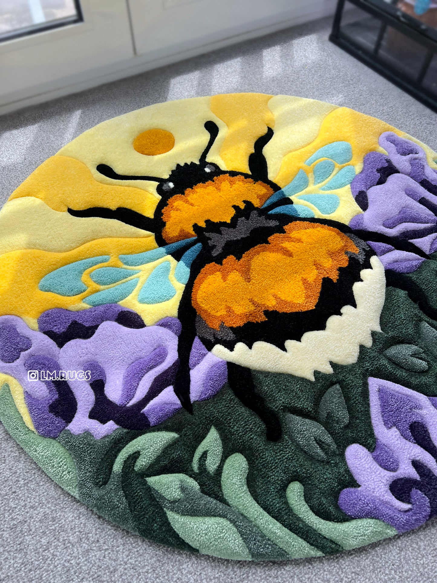 BUMBLEBEAM 🐝 Original Rug Piece