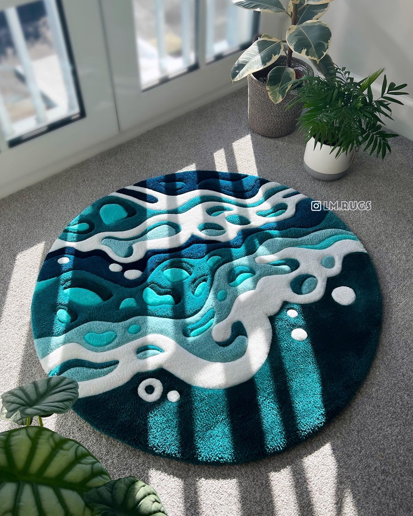 Made To Order Blue Ocean Rug