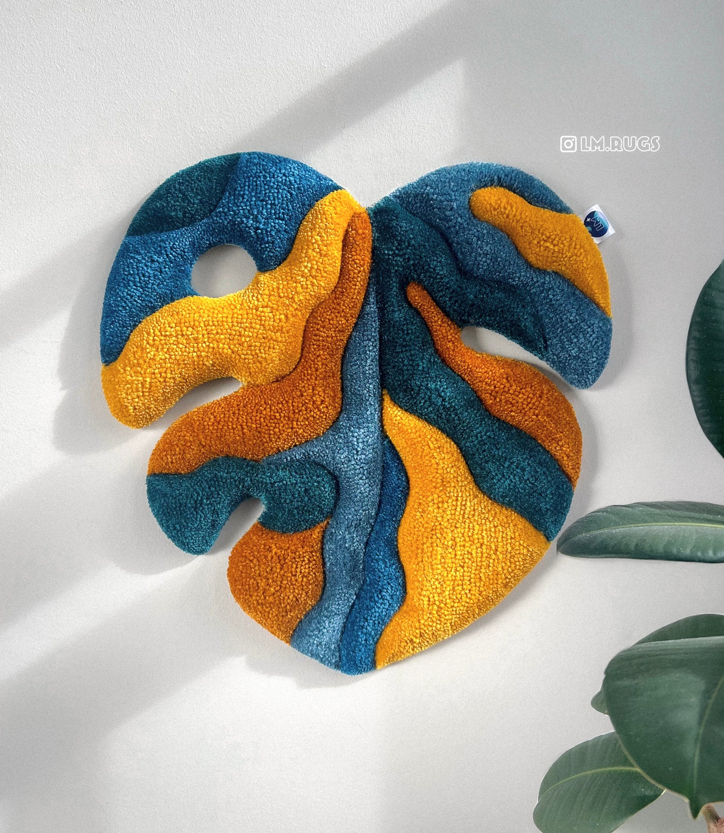 Mini Monstera Rug ✨Jewel✨