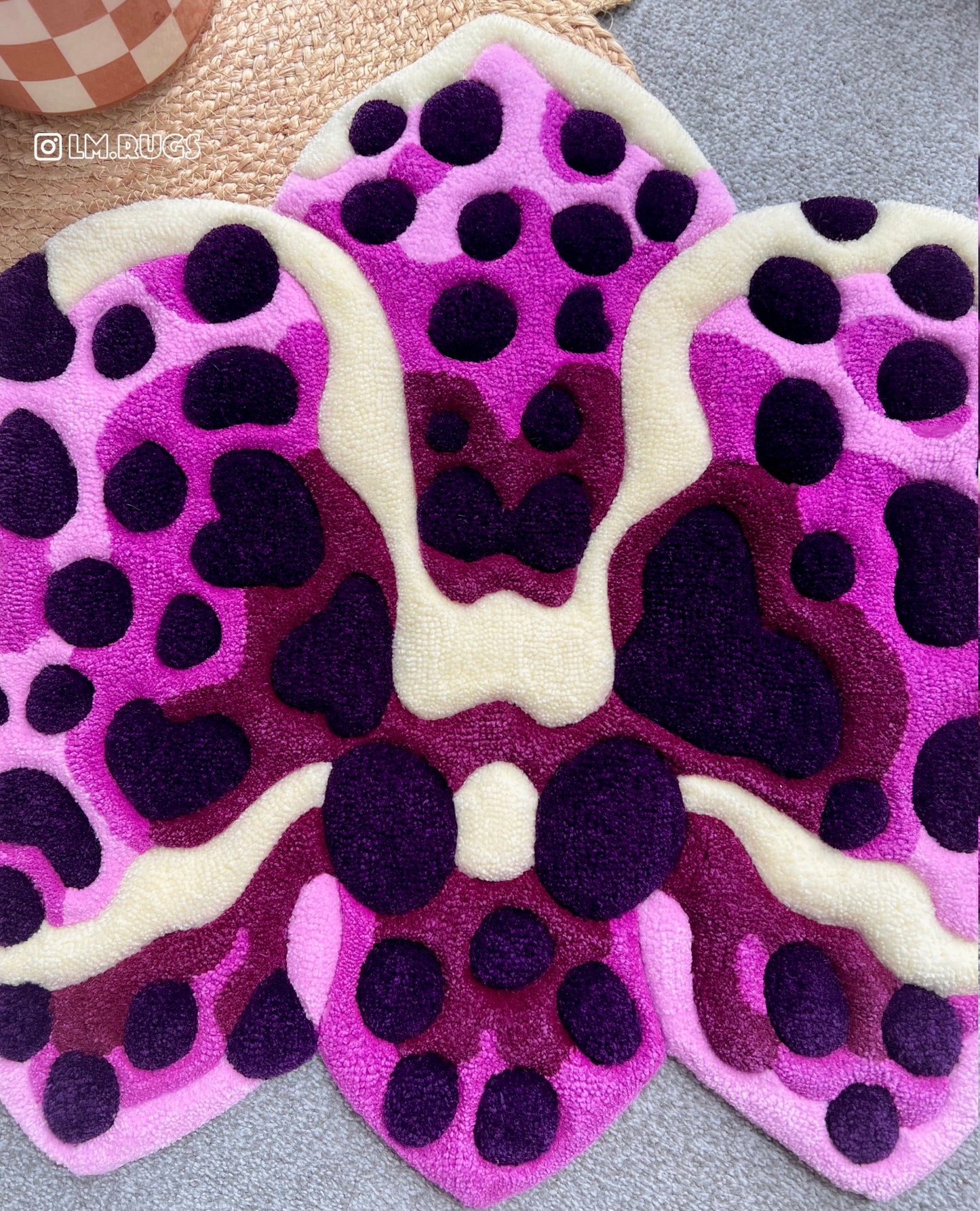Spotted Orchid Rug 💜