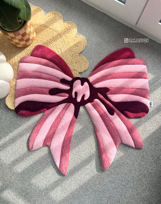 Pink Bow Rug 🎀