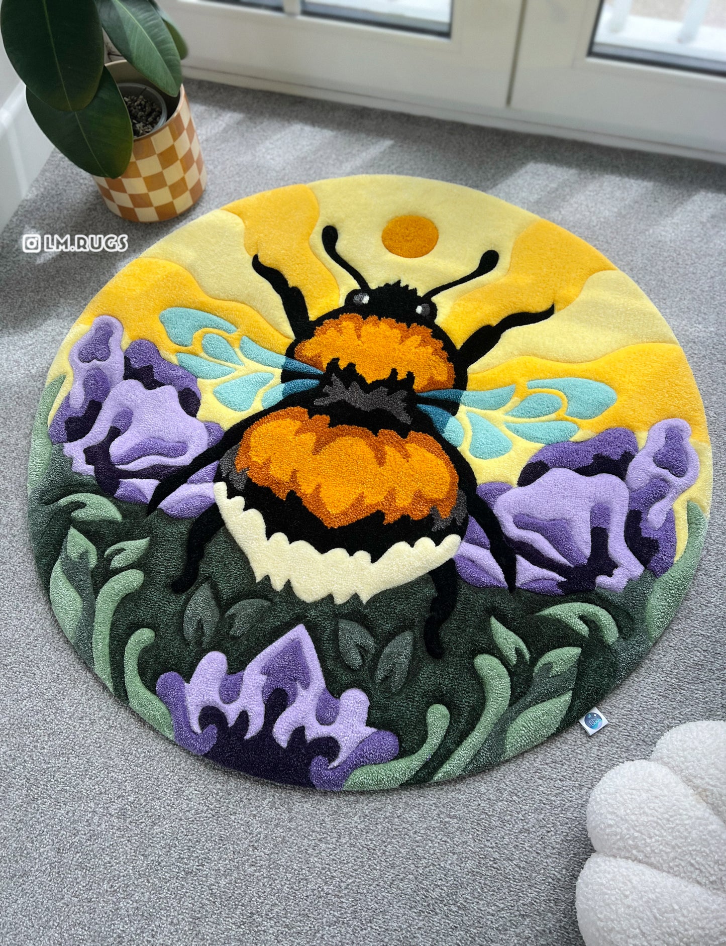 BUMBLEBEAM 🐝 Original Rug Piece