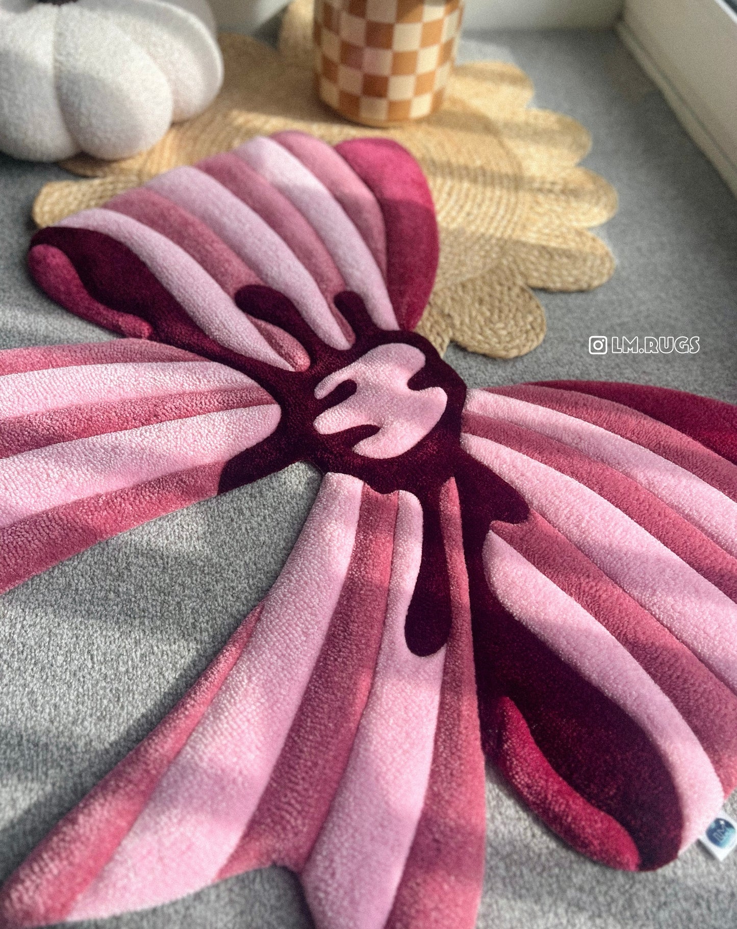 Pink Bow Rug 🎀