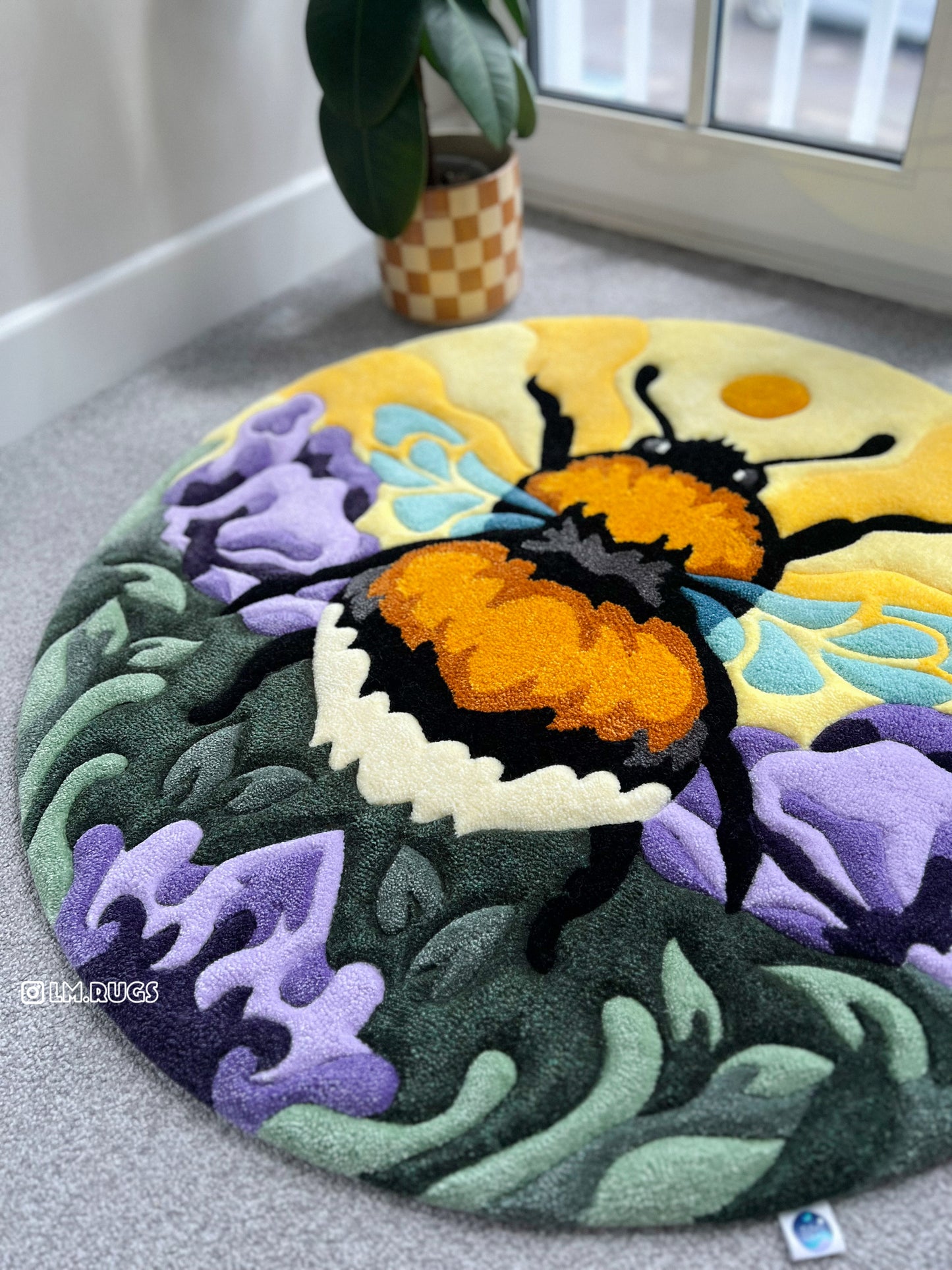 BUMBLEBEAM 🐝 Original Rug Piece