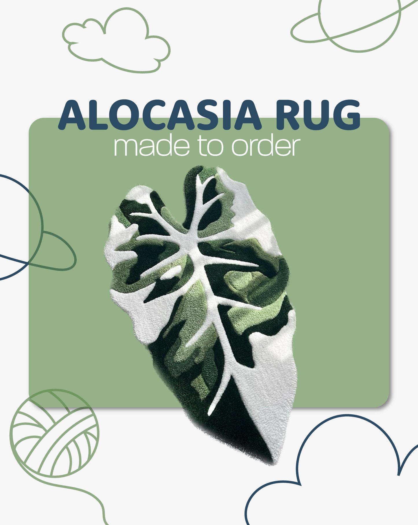 Made To Order Alocasia Rug