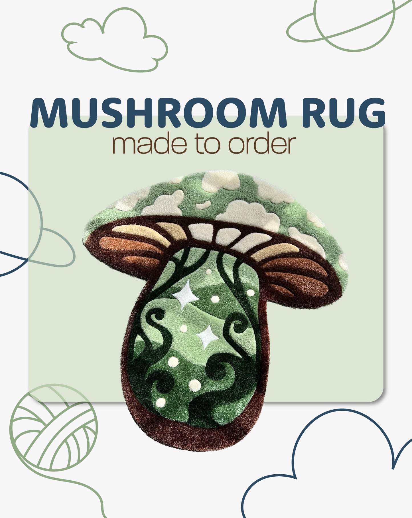 Made To Order Mushroom Rug